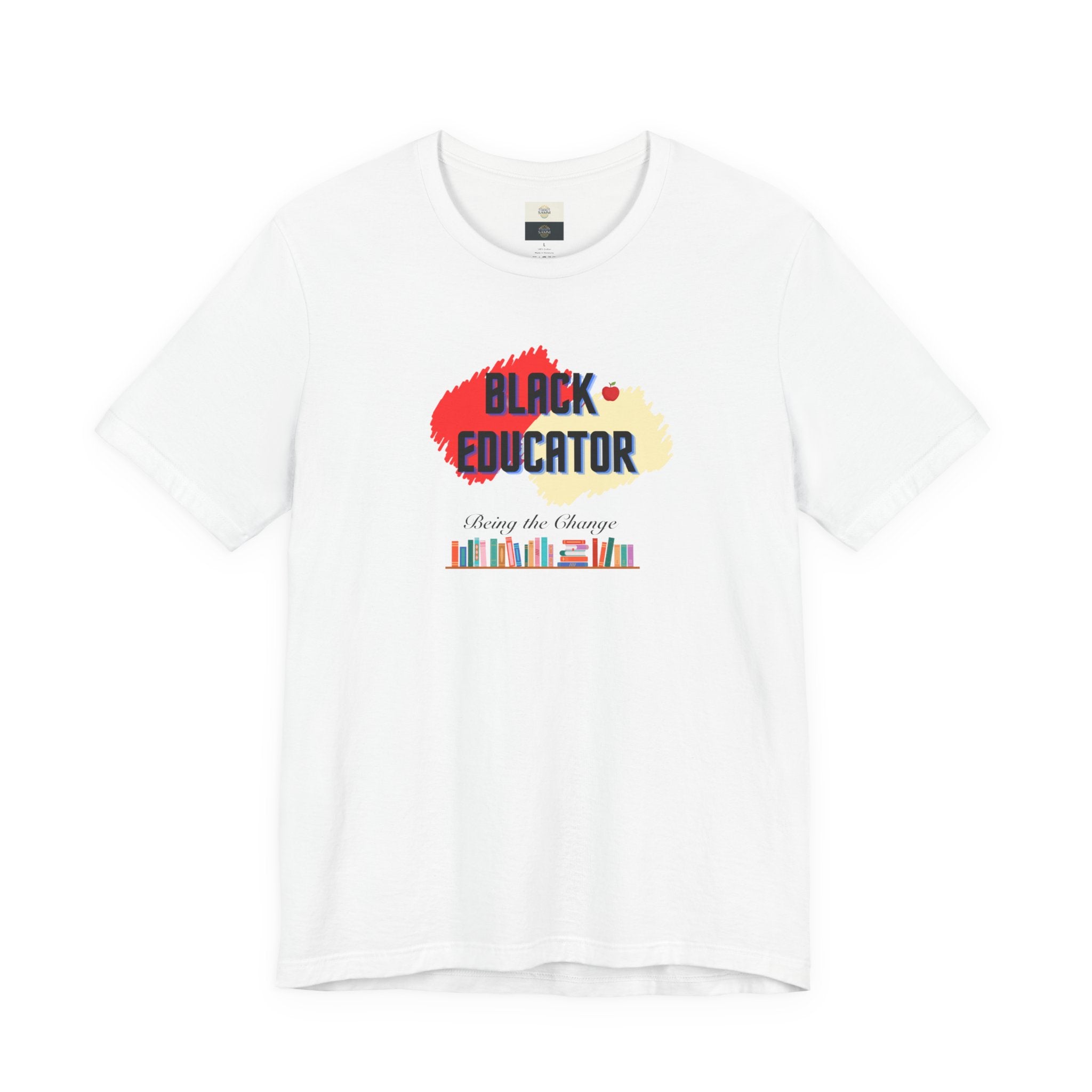 Black Educator Graphic Tee | Books Illustration