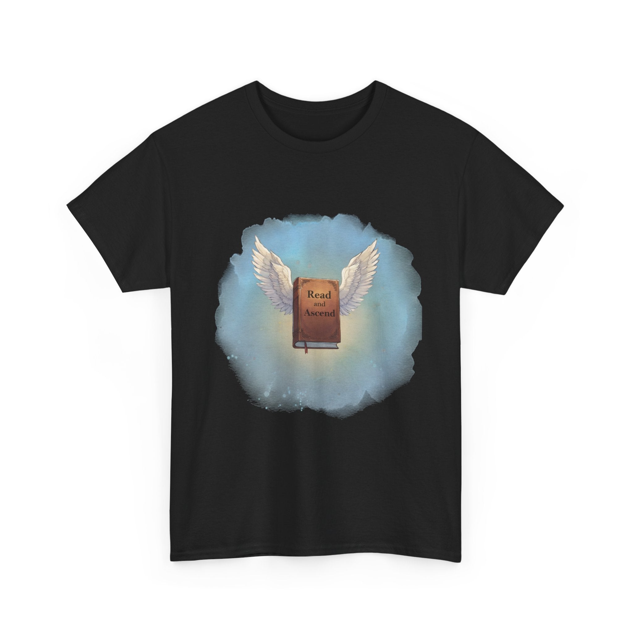 T‑Shirt — 'Read' with Wings Watercolor Graphic