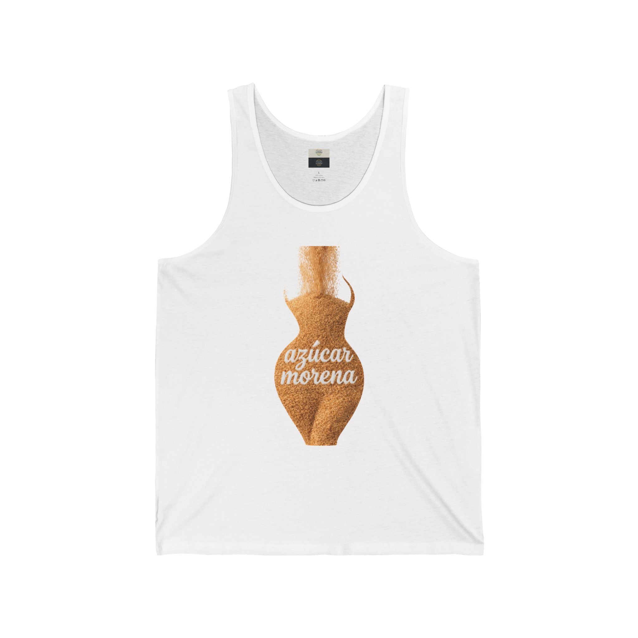 Azúcar Morena Beach Tank Top — Curvy Silhouette Summer Tank