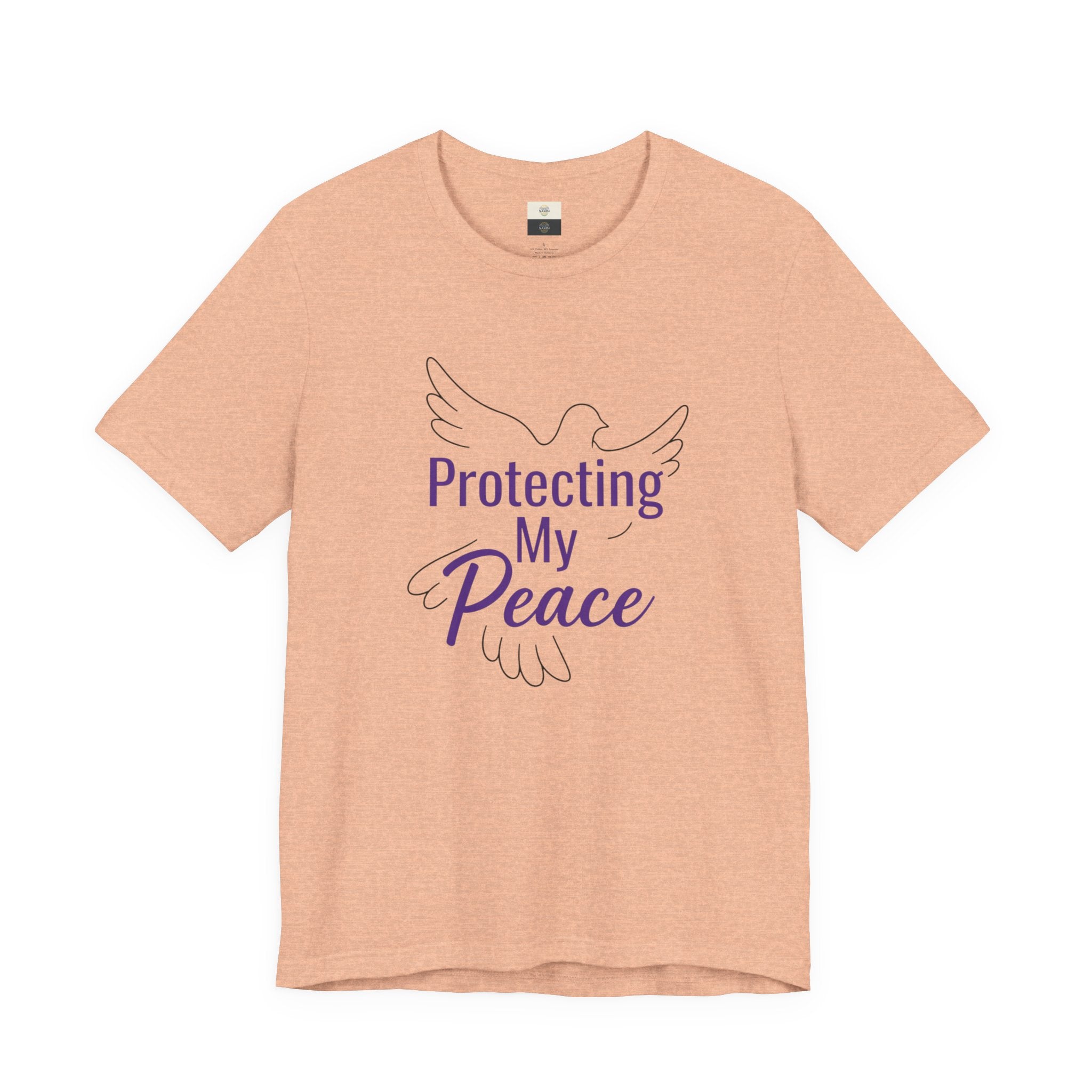 Protecting My Peace Tee — Dove Graphic Inspirational T‑Shirt