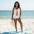 Azúcar Morena Beach Tank Top — Curvy Silhouette Summer Tank