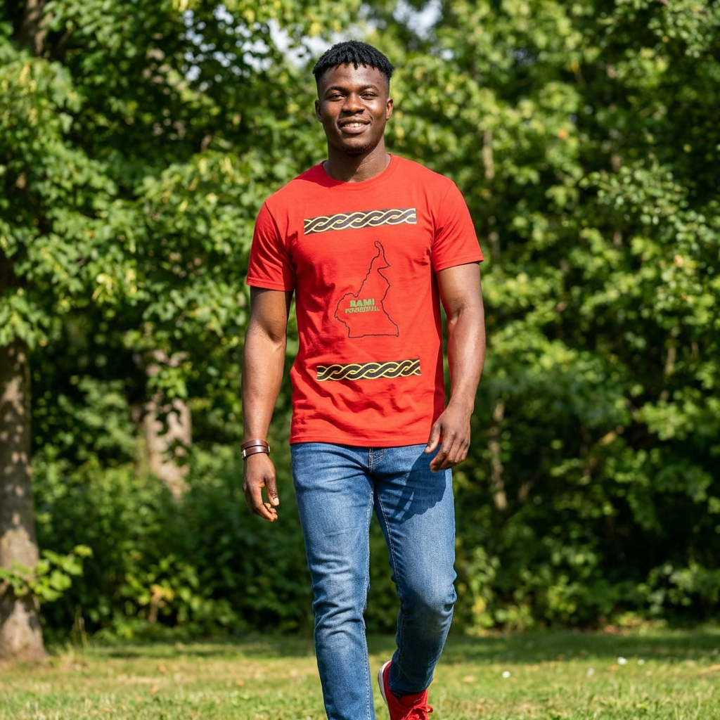 Cameroon Map T-Shirt — Bami Powerful Pride Tee