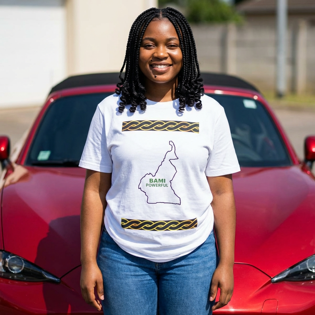 Cameroon Map T-Shirt — Bami Powerful Pride Tee