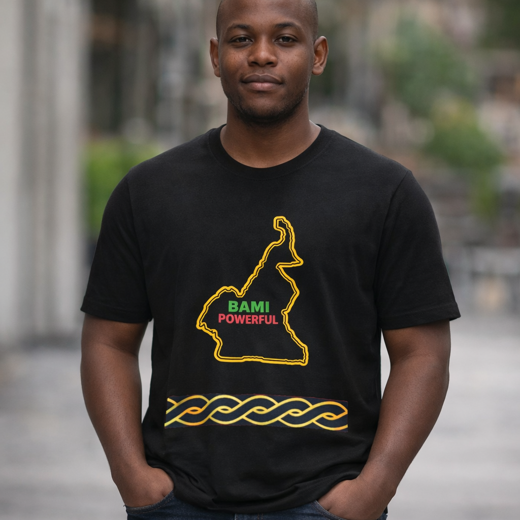 Cameroon "Bami Powerful" T-Shirt – Afrocentric Pride Tee