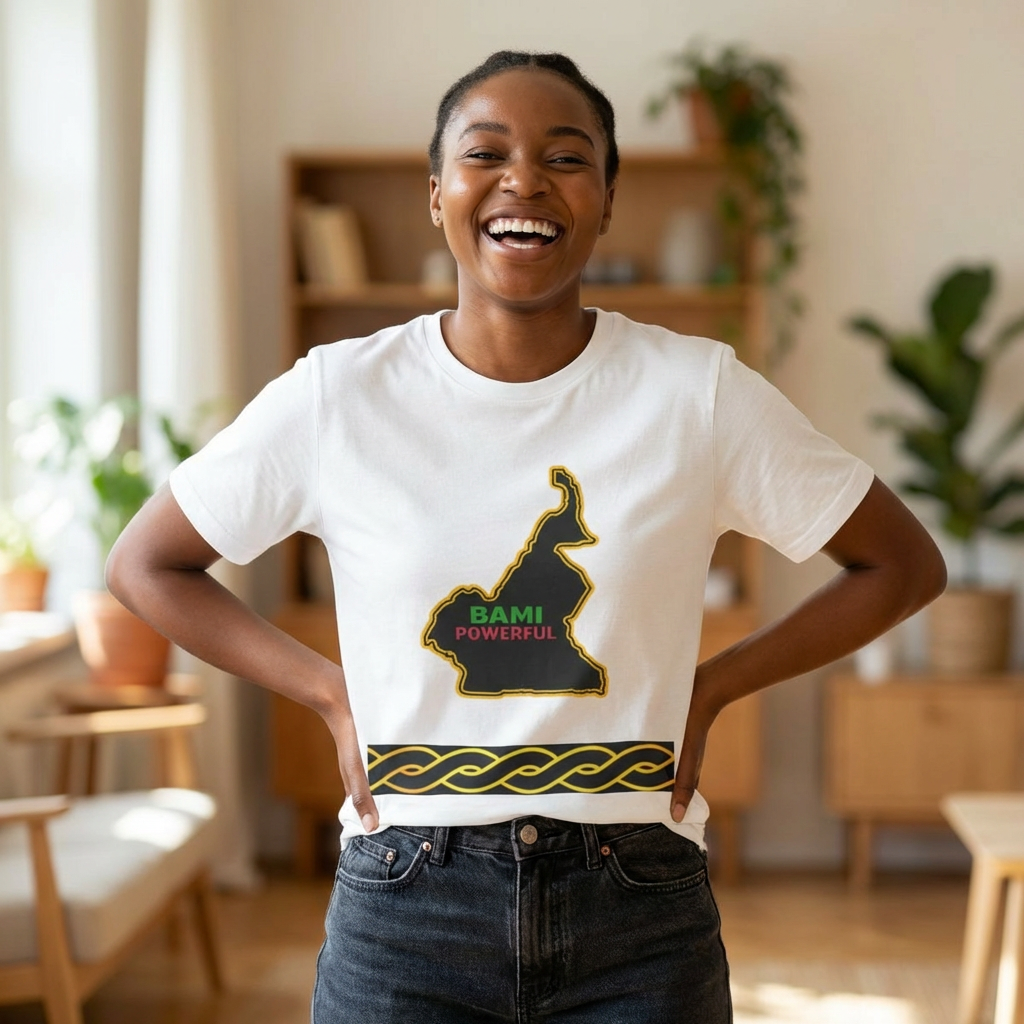 Cameroon "Bami Powerful" T-Shirt – Afrocentric Pride Tee