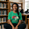 Black Educator Graphic Tee | Books Illustration