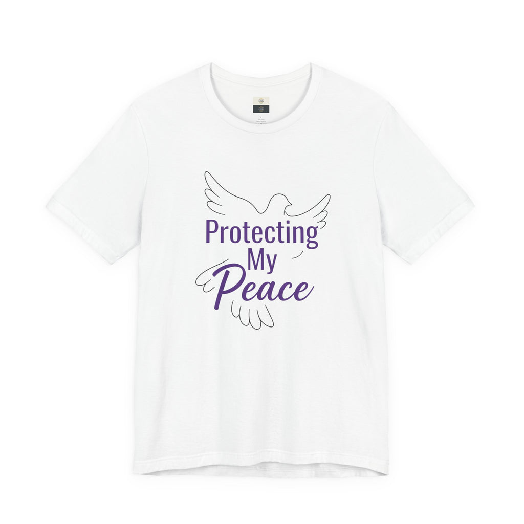 Protecting My Peace Tee — Dove Graphic Inspirational T‑Shirt