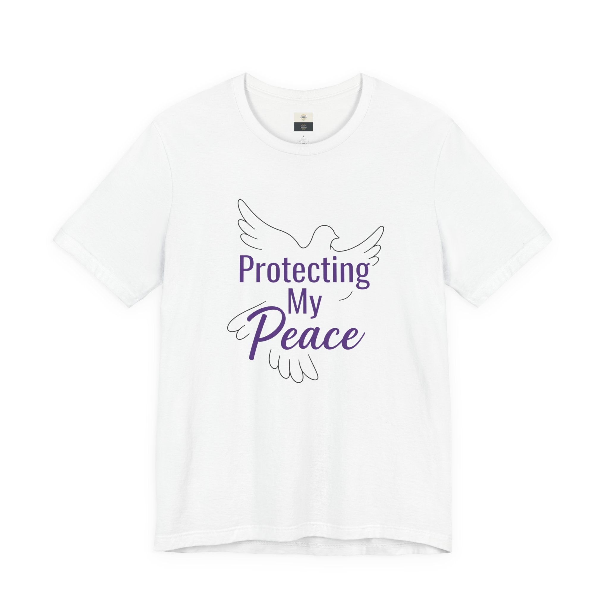 Protecting My Peace Tee — Dove Graphic Inspirational T‑Shirt