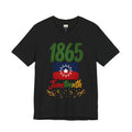 Juneteenth Flag with Broken Chain 1865 T-Shirt | Independence Day Tee