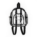 Clear Stadium Backpack | See What's Inside but Please Don't Touch -Transparent Bag