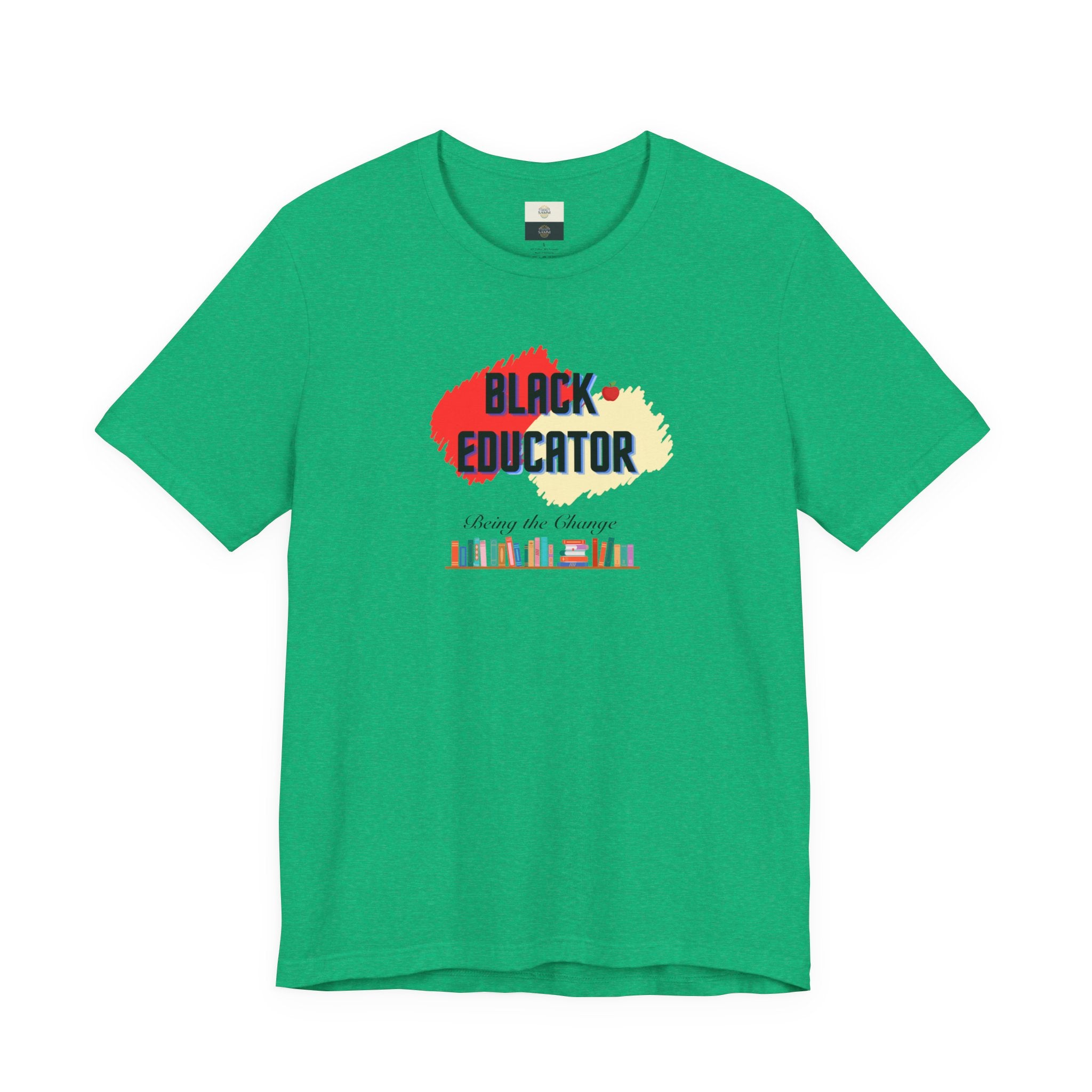 Black Educator Graphic Tee | Books Illustration