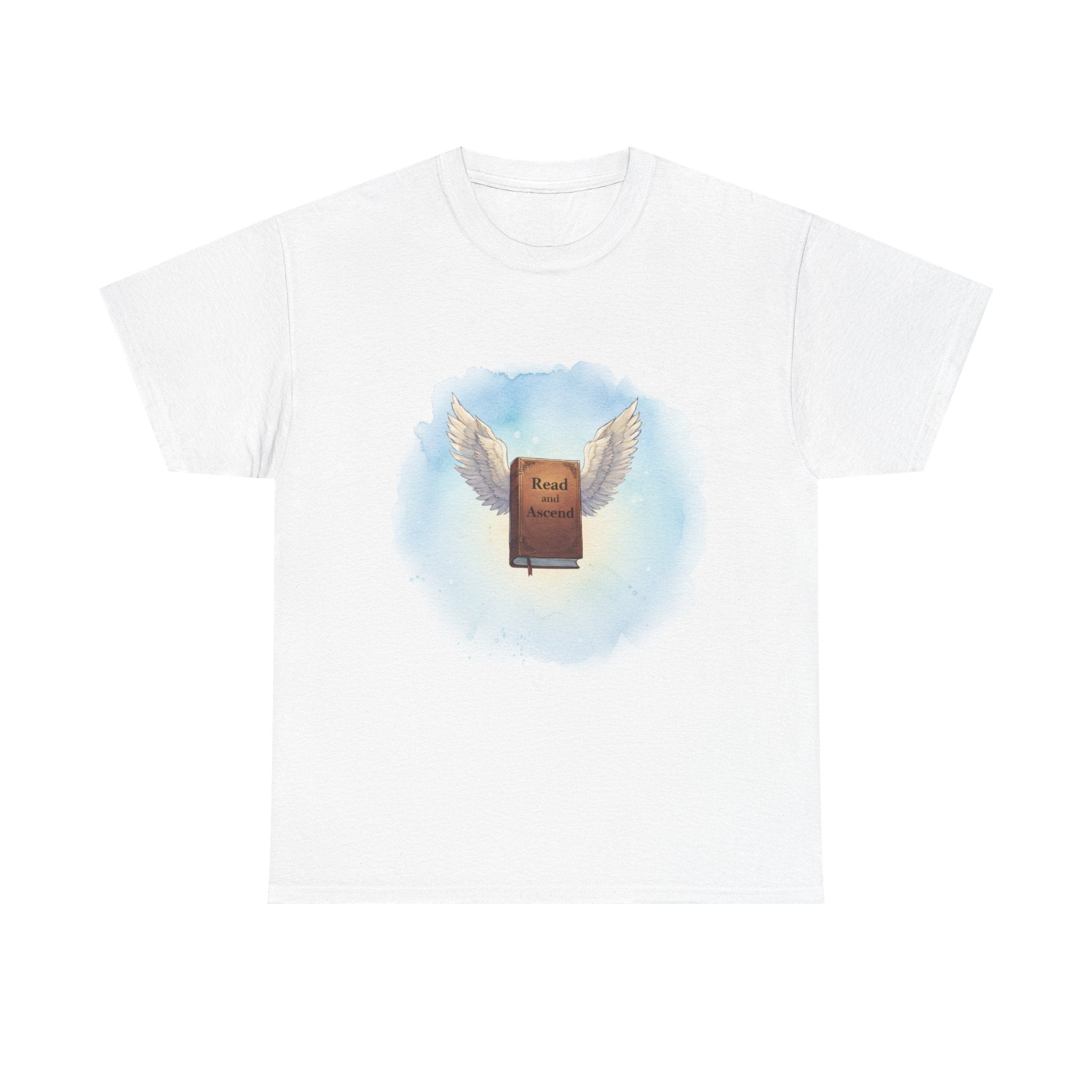 T‑Shirt — 'Read' with Wings Watercolor Graphic