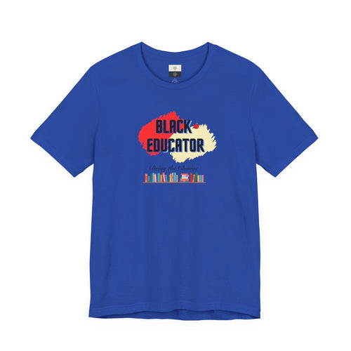 Black Educator Graphic Tee | Books Illustration