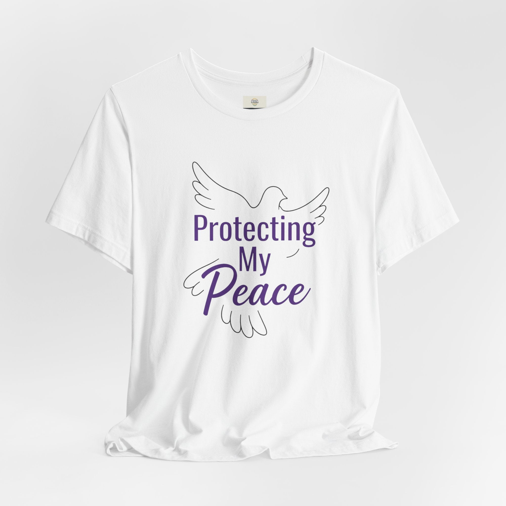 Protecting My Peace Tee — Dove Graphic Inspirational T‑Shirt