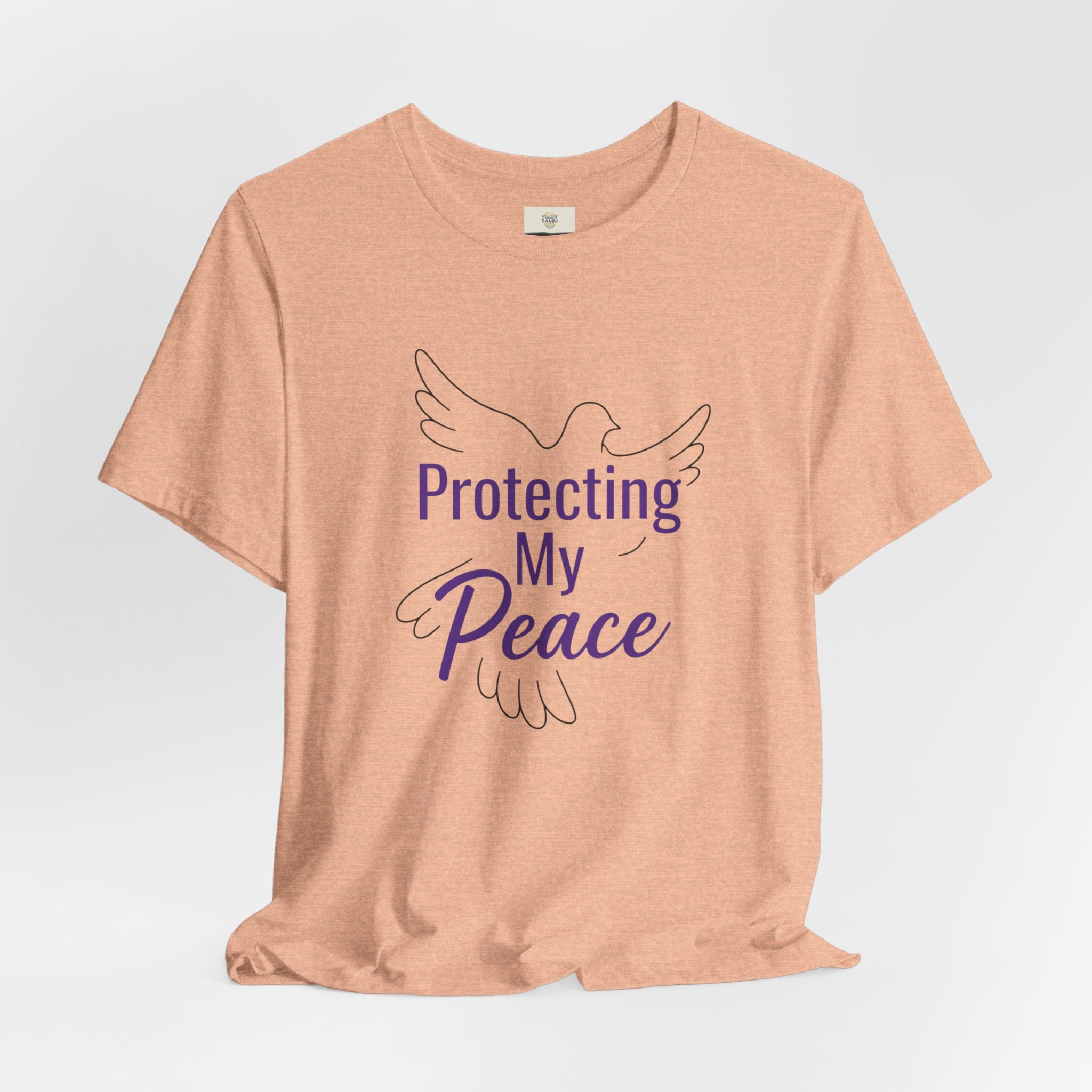 Protecting My Peace Tee — Dove Graphic Inspirational T‑Shirt